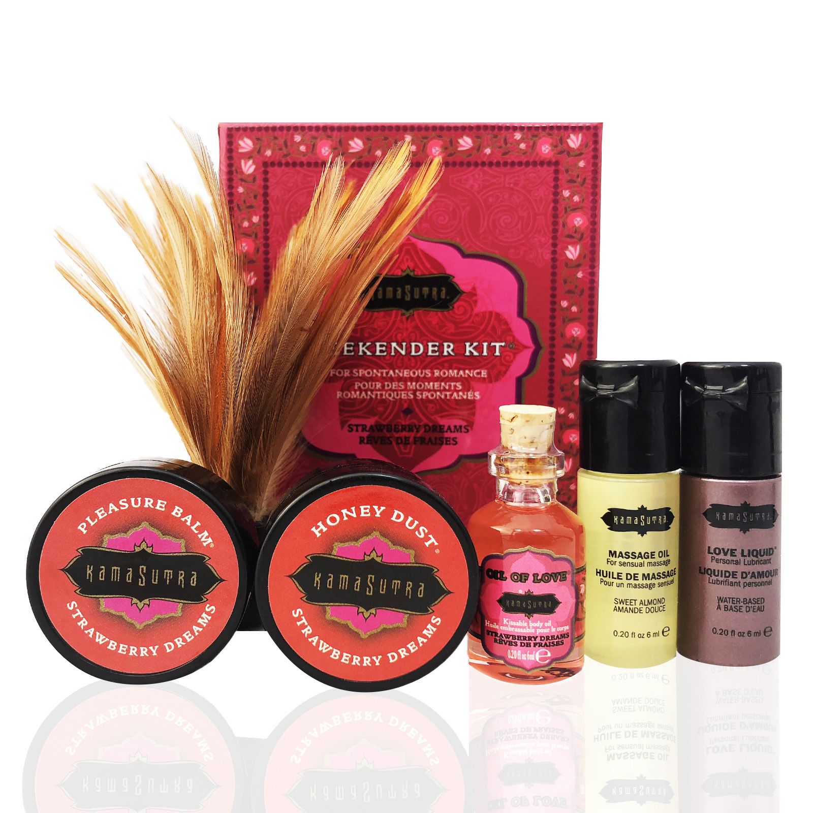 Kamasutra - Weekender Massage Kit Erdbeere