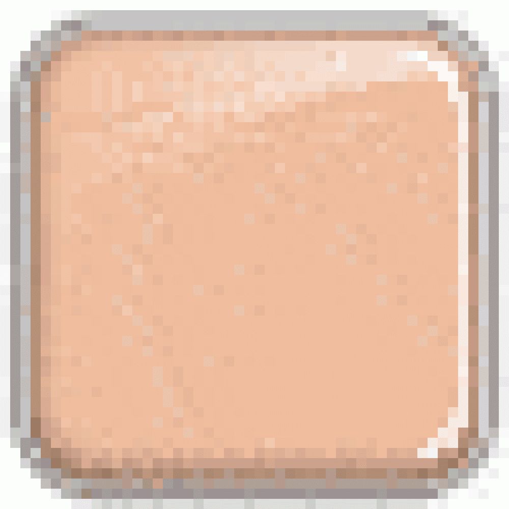 Quadratischer Foundation-Tiegel mit cremiger Textur. Farbton: helles Beige.