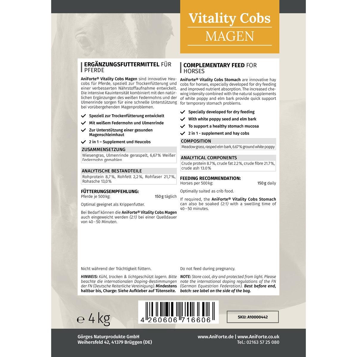 Aniforte Vitality Cobs Magen 4 kg