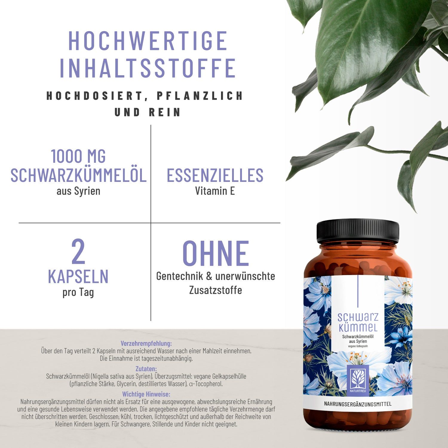 Schwarzkümmelöl Kapseln 86,5 g