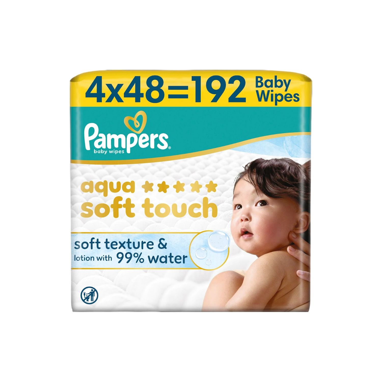 Pampers Feuchttücher aqua soft touch 1 St