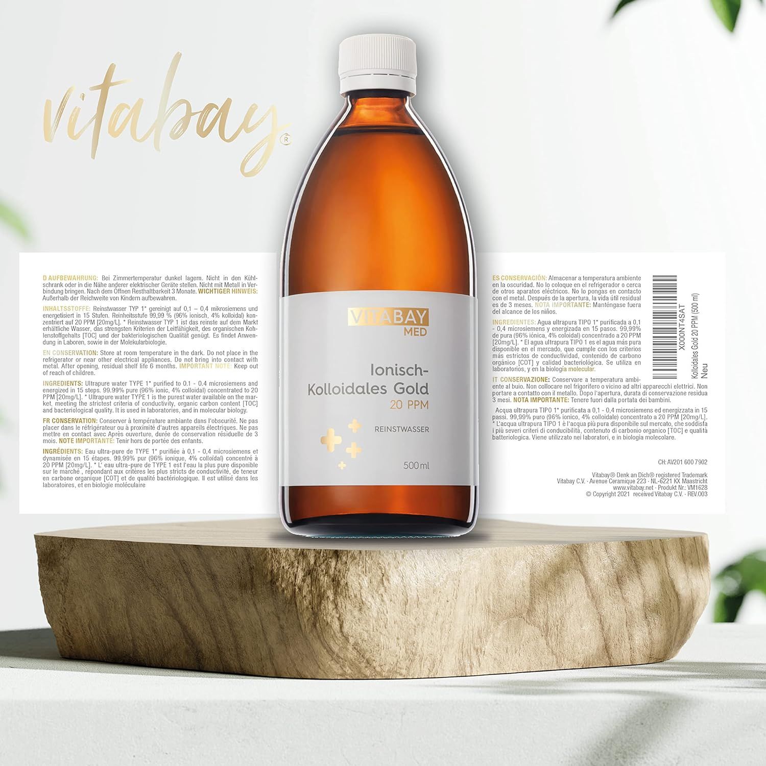 Vitabay Kolloidales Gold 10 PPM