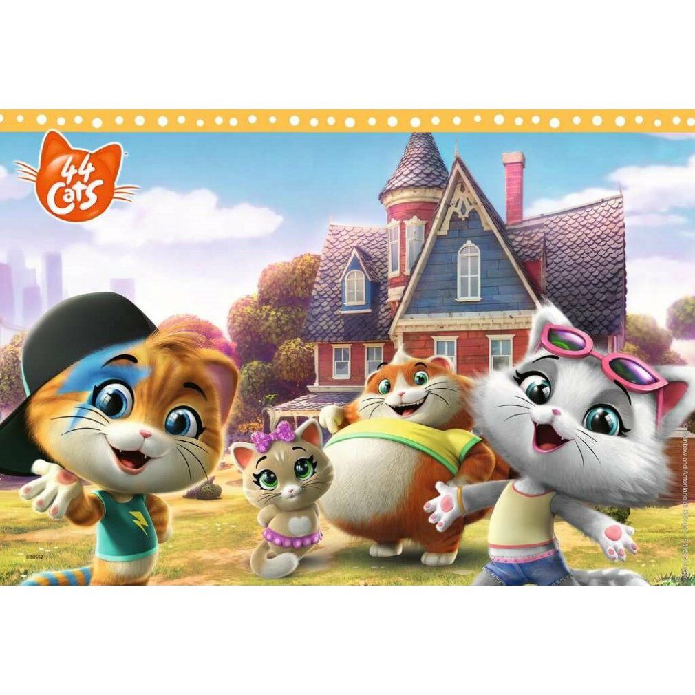 ravensburger Puzzle 44 Katzen 2x24 Teile