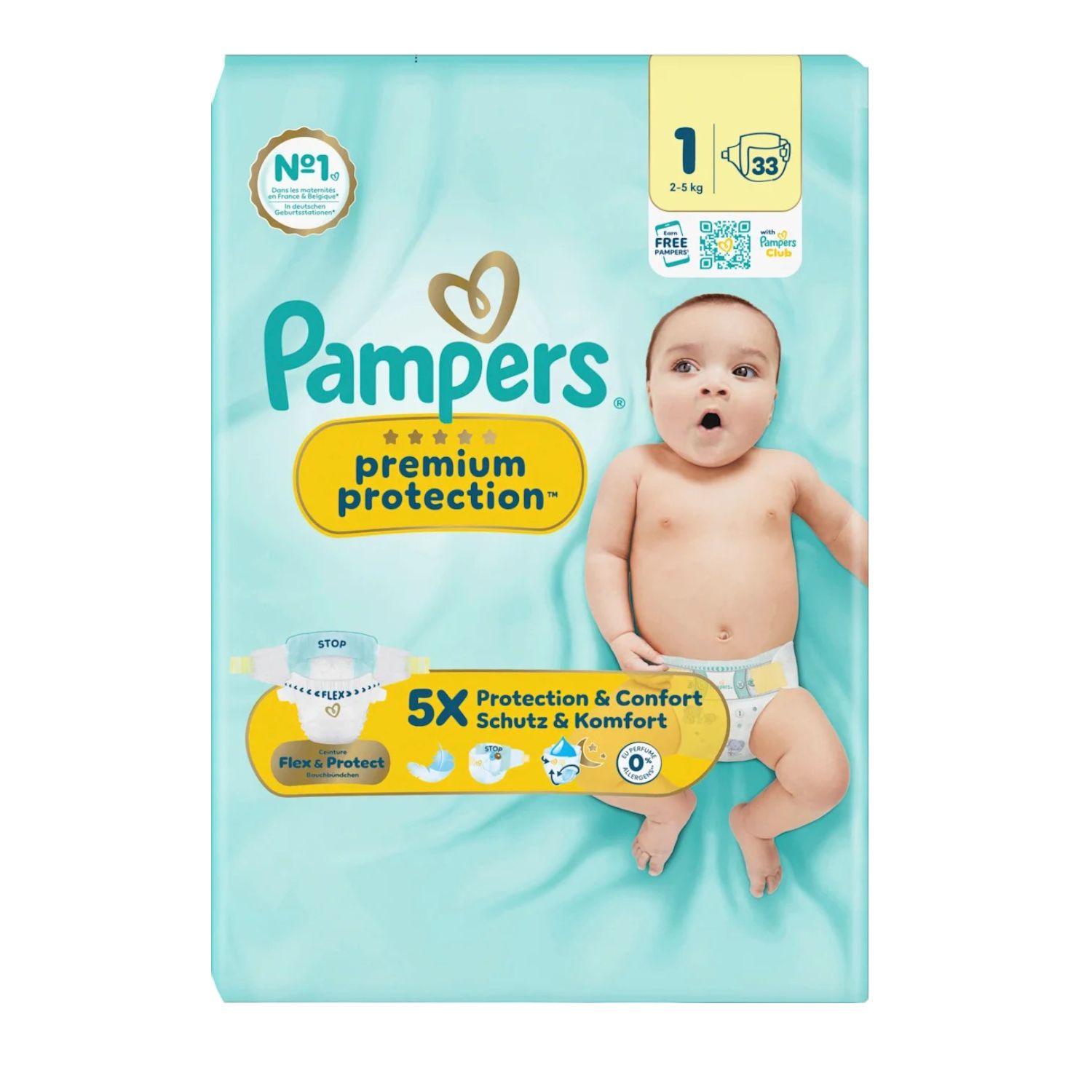 Pampers premium protection Windeln Premium Protection Gr. 1 St