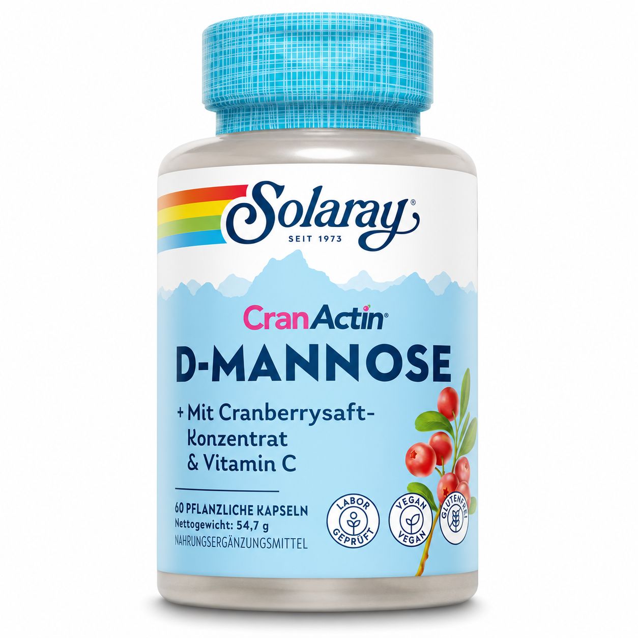 Solaray D-Mannose mit CranActin Kapseln