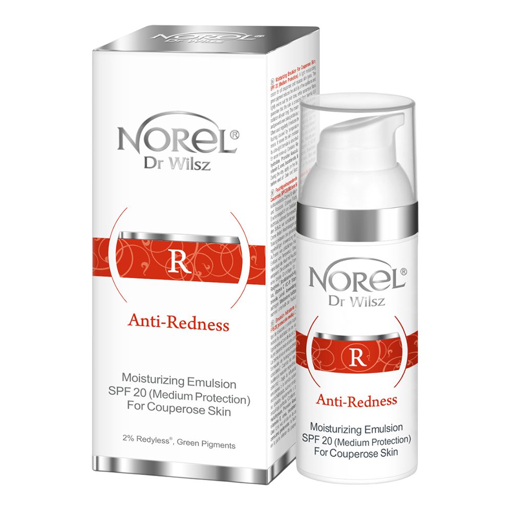 NOREL Feuchtigkeitsspendende Emulsion mit SPF 20 für Haut mit Couperose
