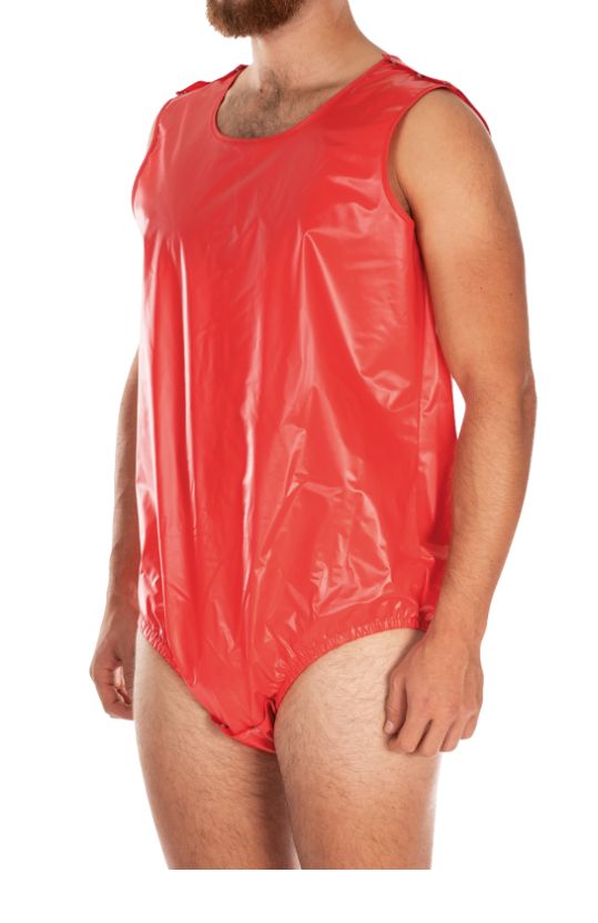 suprima Inkontinenz Body aus 100% PVC, knöpfbar im Schritt und Schulter
