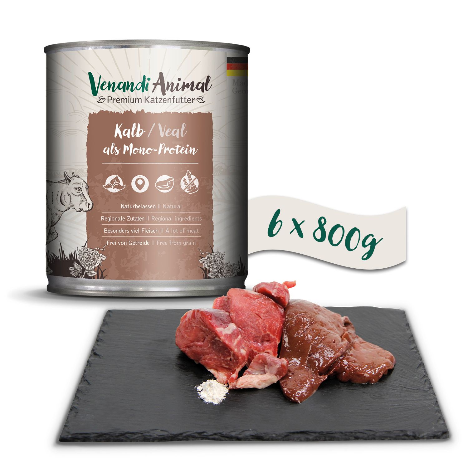 Venandi Animal - Kalb als Monoprotein