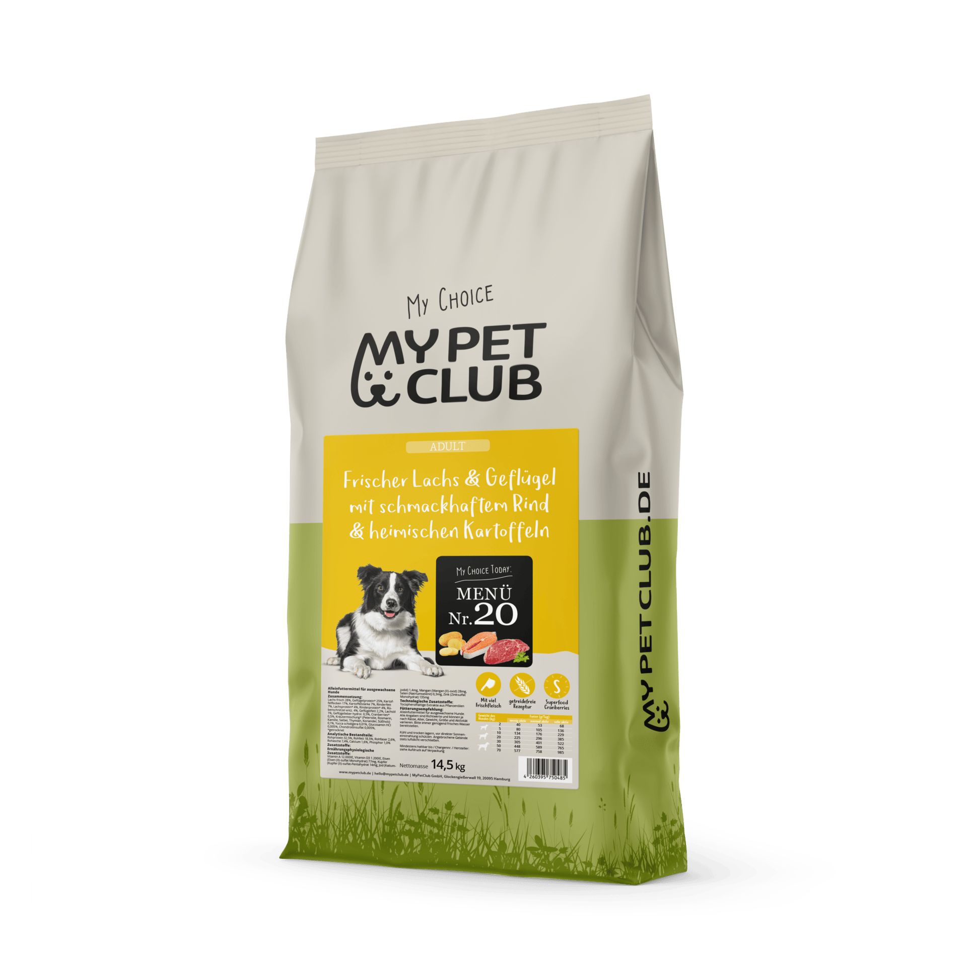 MyPetClub getreidefreies High Protein Hundefutter