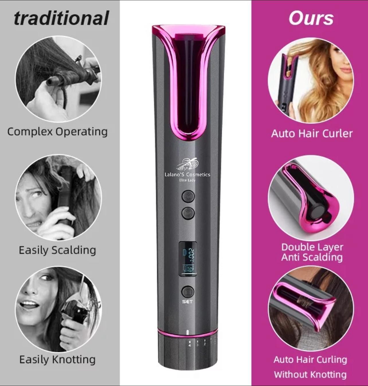 Lalano`S Cosmetics Smart Hair Curler