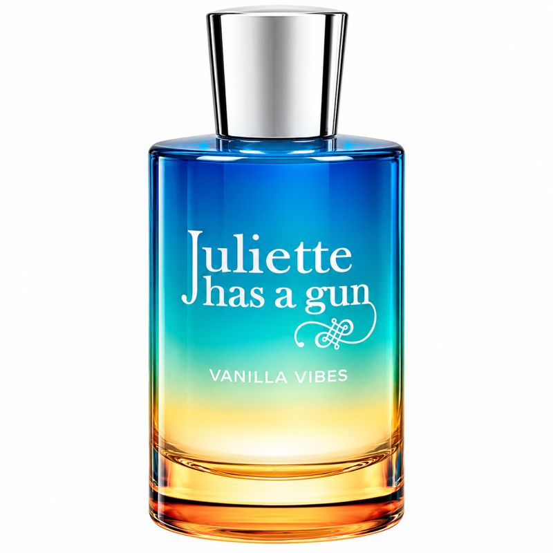 Juliette Has A Gun Vanilla Vibes Eau de Parfum Flakon mit Farbverlauf.