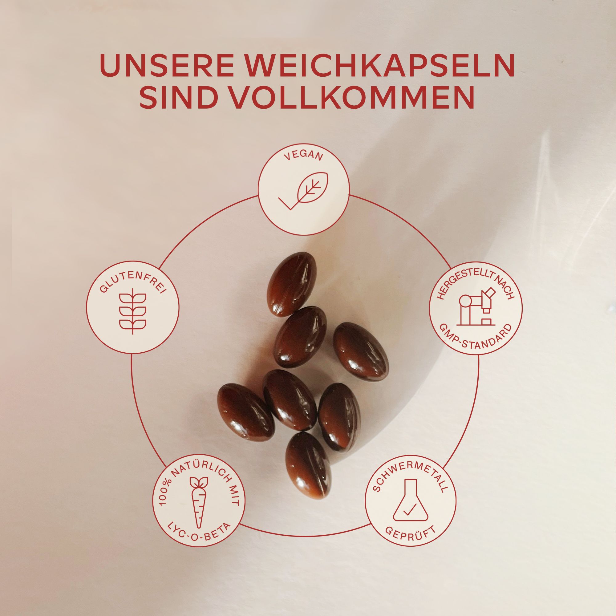 Aavalabs Beta Carotene Softgels. Vegan, glutenfrei, GMP, schwere Metall geprüft.