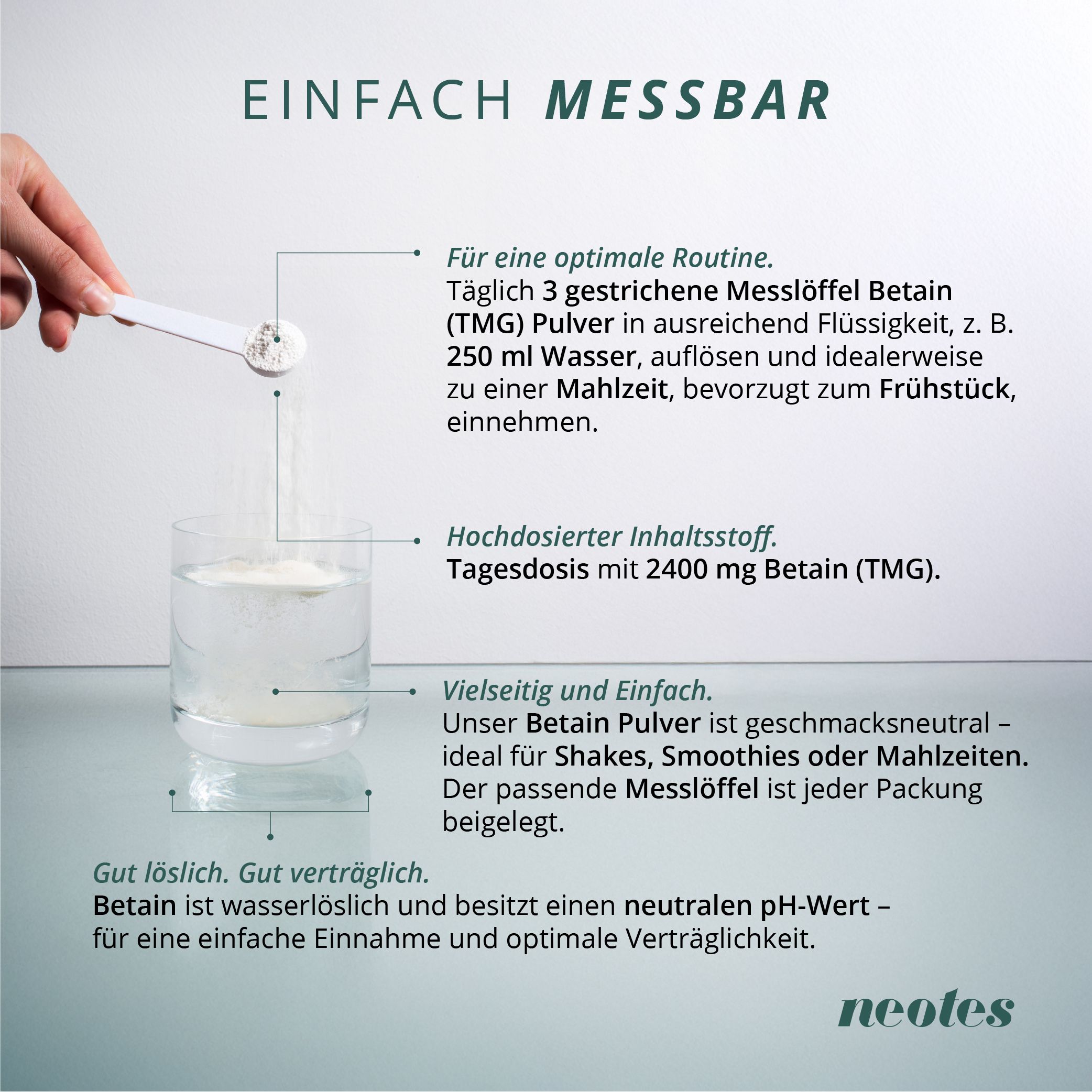 neotes Betain TMG Pulver