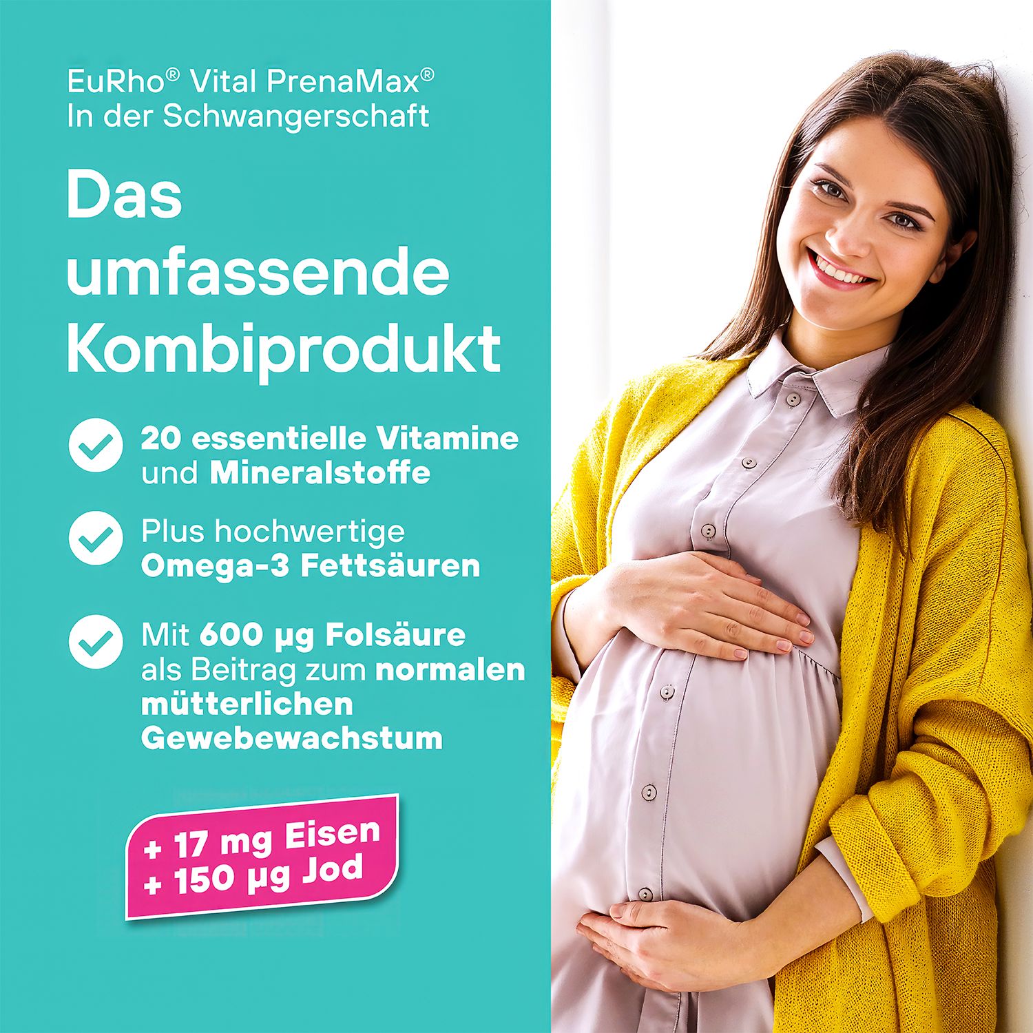 EuRho Vital PrenaMax Schwangerschaft & Kinderwunsch