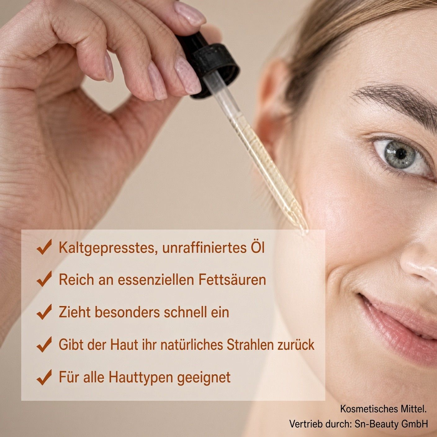 ALIVER Haaröl Arganöl Gesicht Haut Haar Nagel Pflege Vegan