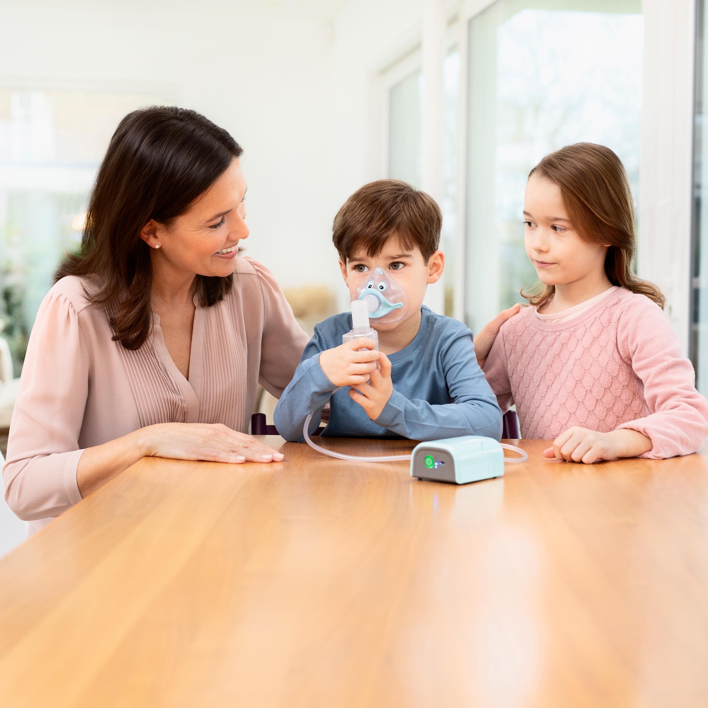 medisana IN 165 Kinder-Inhalator Vernebler für Asthma, Husten, Schnupfen