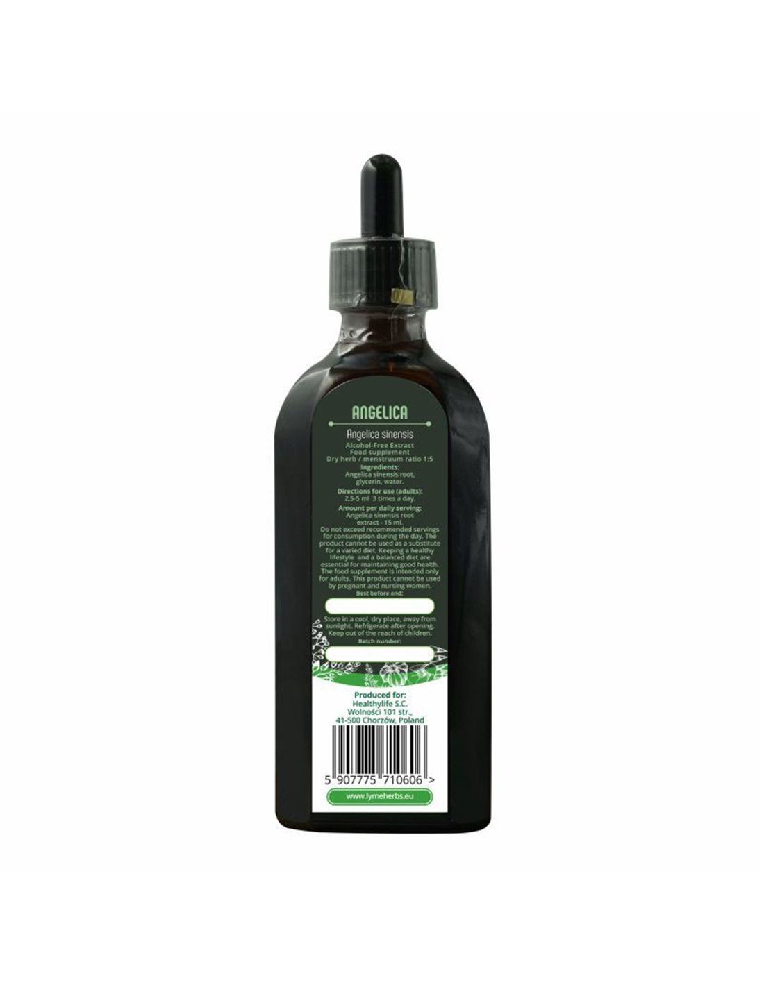 Lymeherbs Chinesische Engelwurz (Angelika sinensis) Alkoholfreier Extrakt 200 ml