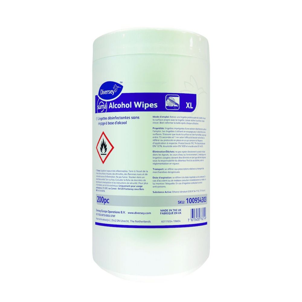 Suma Alcohol Wipes 200 St Desinfektionslösung