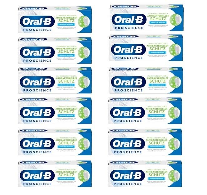 12x Oral-B Pro-Science Zahnfleischpflege & Antibakterieller Schutz Gründliche Reinigung Zahncreme 7