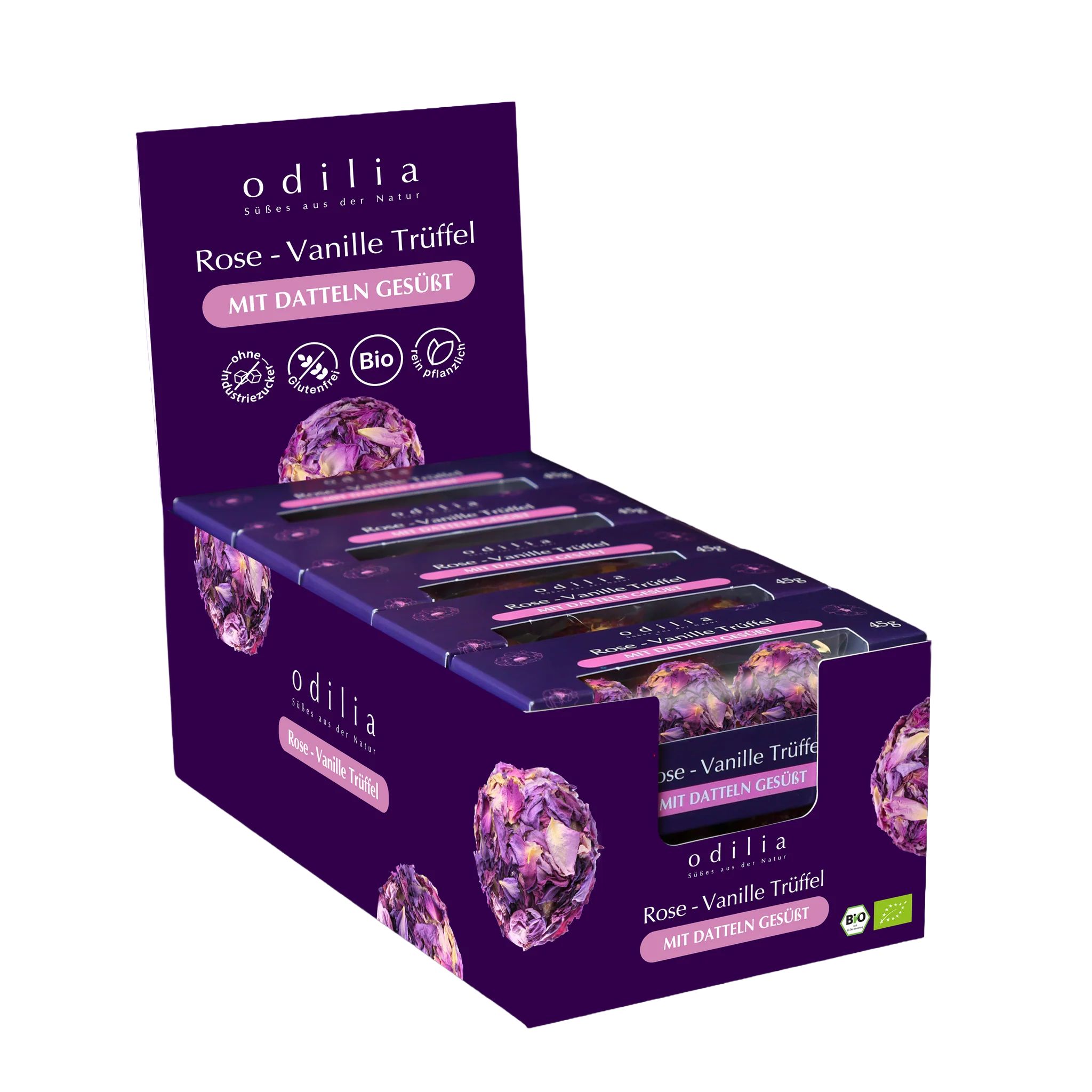 odilia Bio Rosa Vanille Trüffel 10x45 g