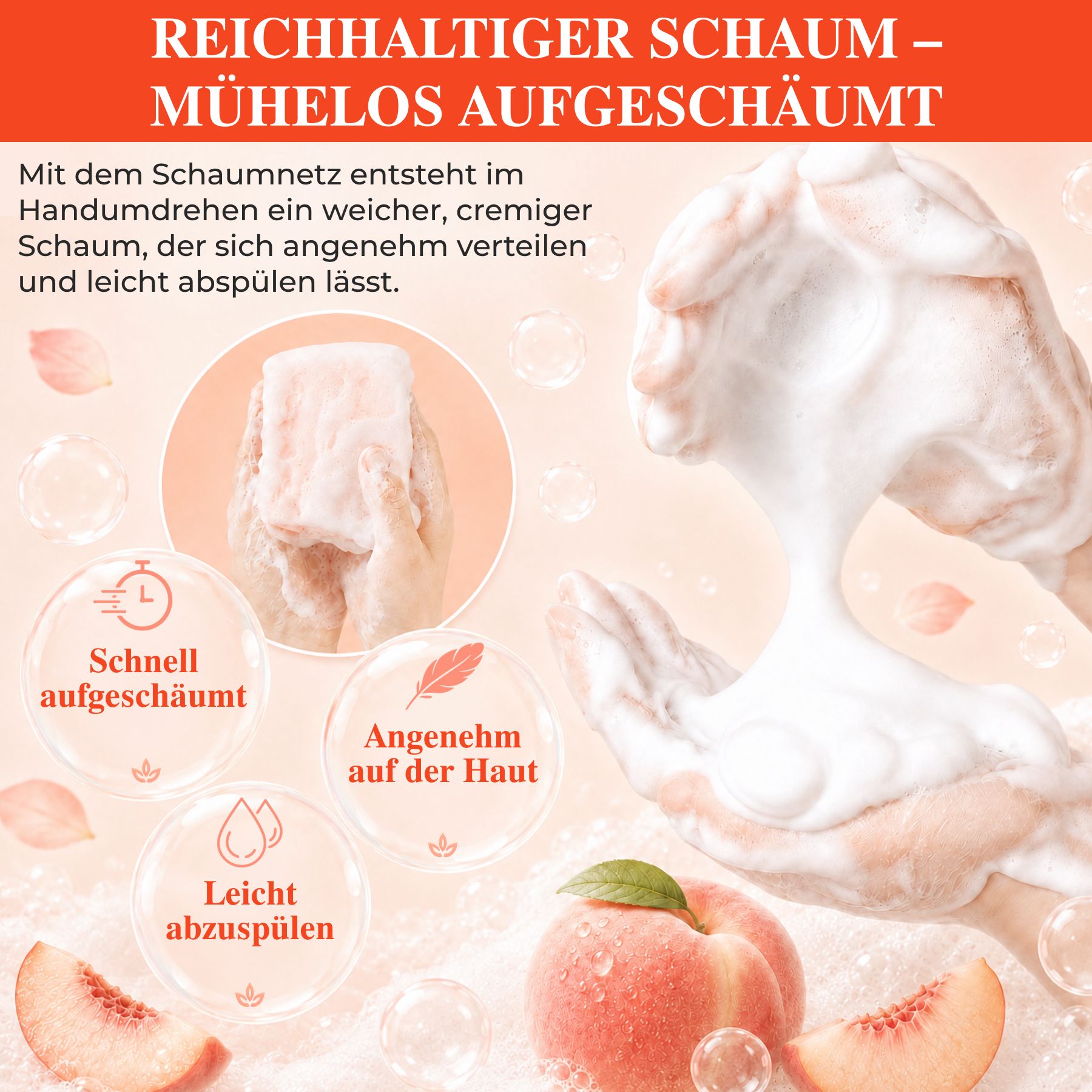 P-beauty Intimseife Yoni Bar Frauen Intimpflege pH-Balance mit Pfirsich