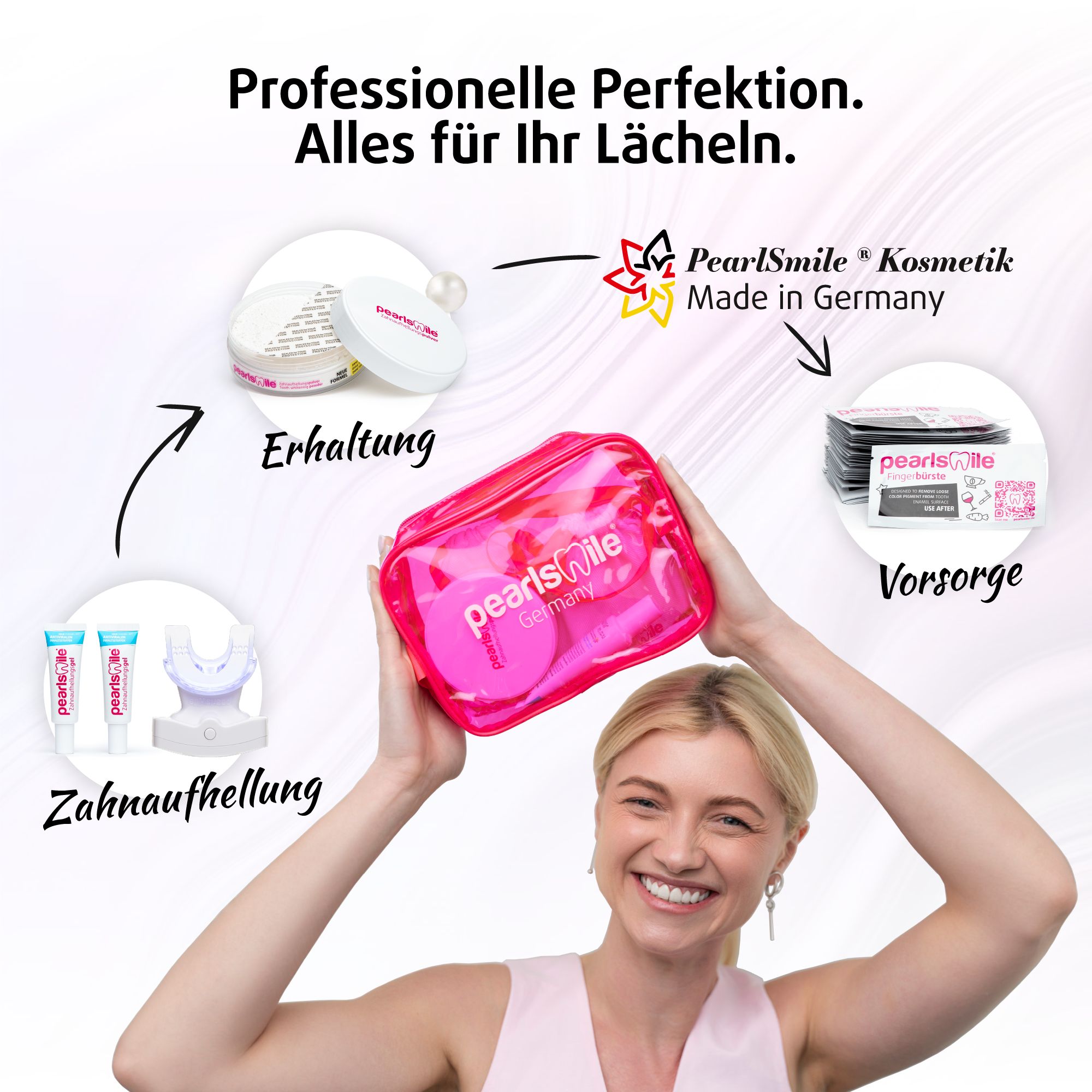 Pearlsmile Alles für ein Lächeln Set 1 St Kombipackung