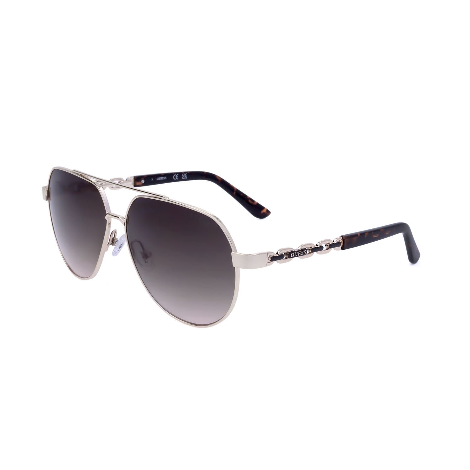 Guess Factory occhiali da sole donna GF00033 gold-coloured mottled brown