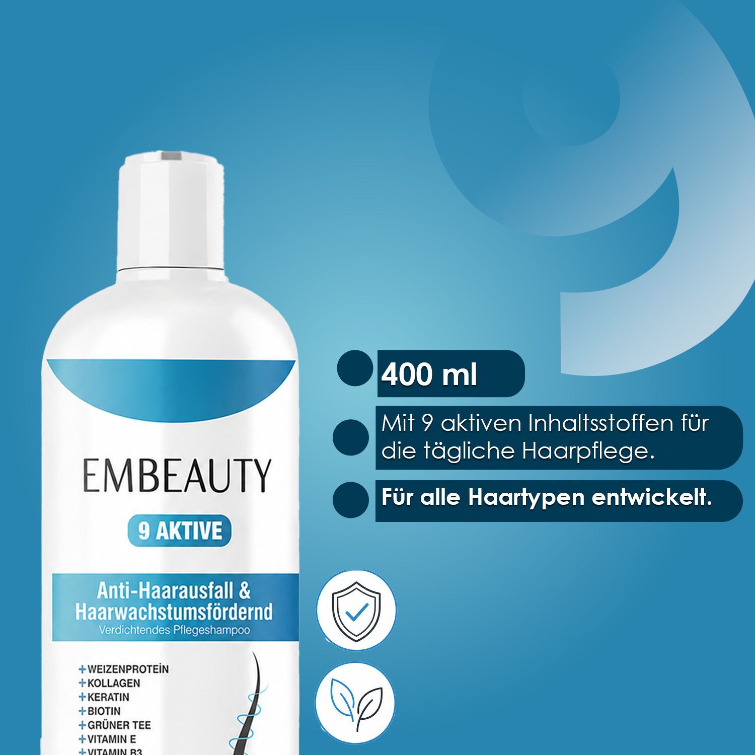 EMBEAUTY  Collagen & Keratin Haarshampoo