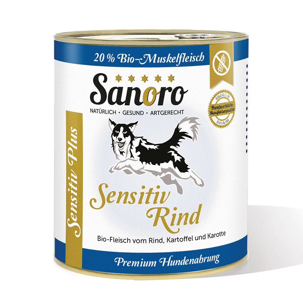 Sanoro - Sensitiv PLUS Rind mit Kartoffel* und Karotte*