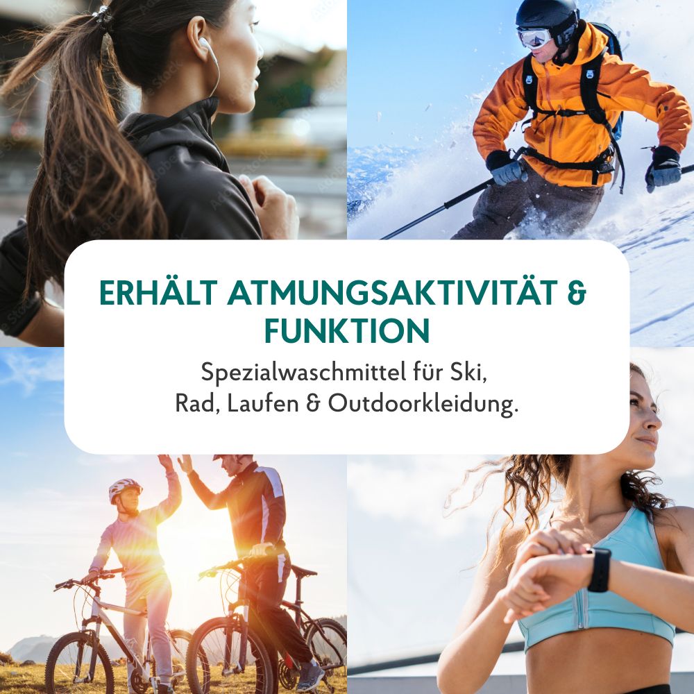 HAKA Funktionstextilien Waschmittel für Sport und Outdoorbekleidung