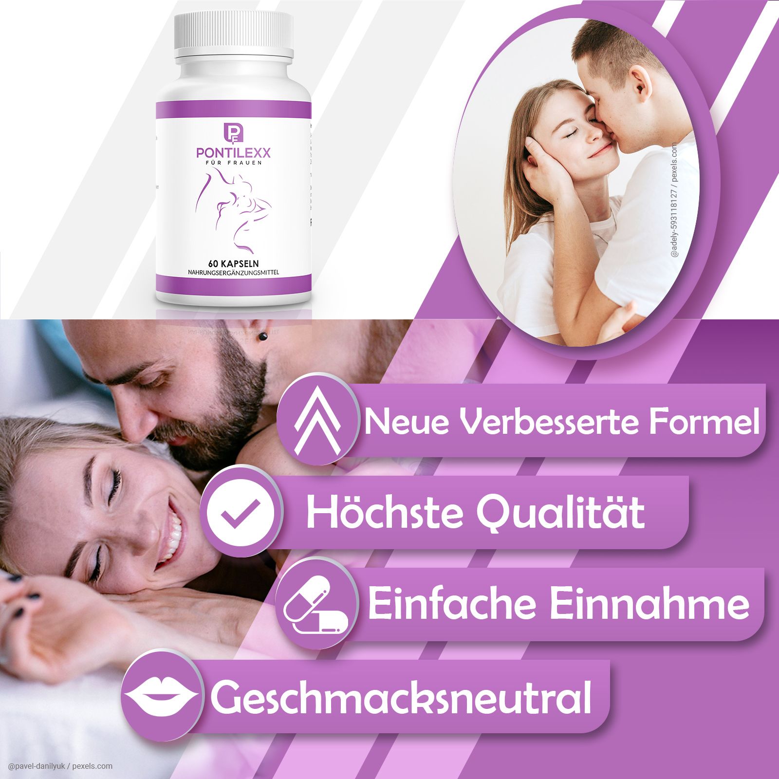 Pontilexx für Frauen | natürliches Nahrungsergänzungsmittel