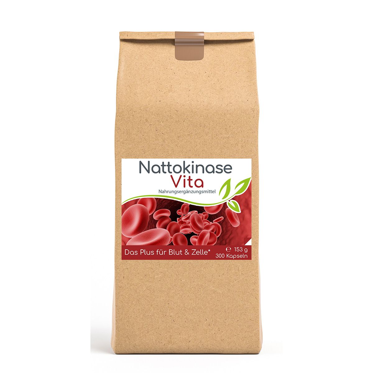 Cellavita - Nattokinase Vita Kapseln (Das Plus für Blut & Zelle) 153 g