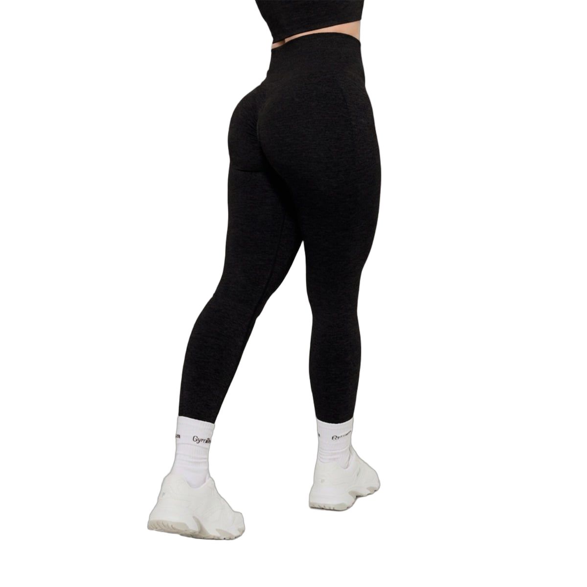 GymBeam Leggings Damen mit hoher Taille und Scrunch-Butt-Design in Graphite 1 St