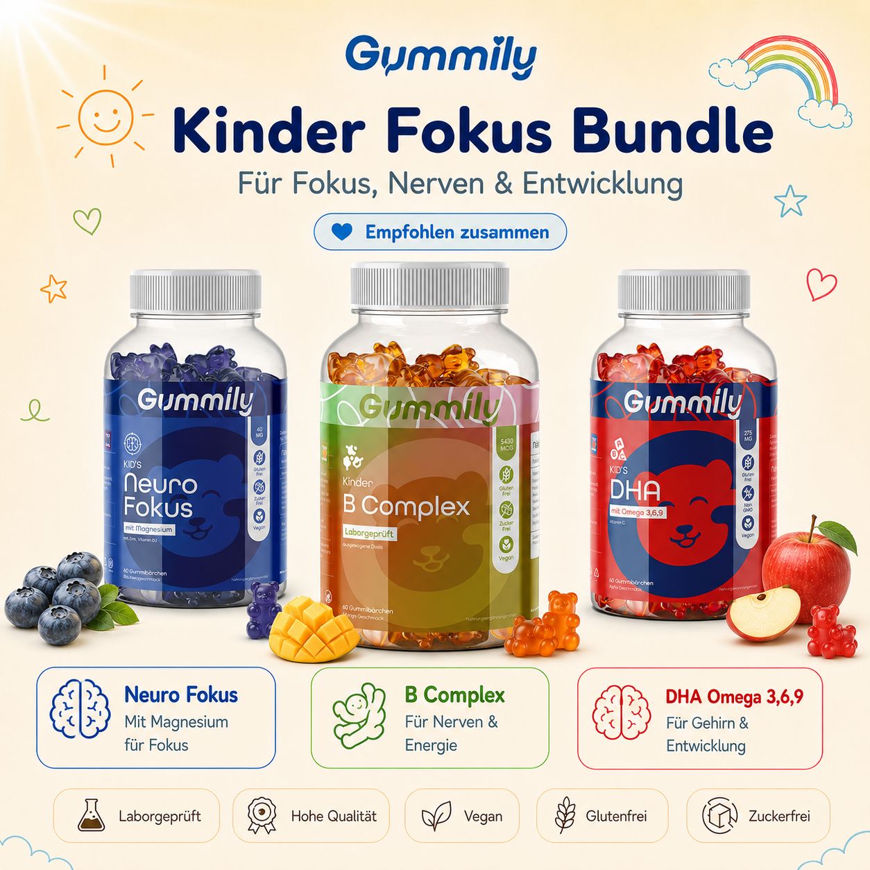 Gummily® Kinder Vitamin B12 Angebot