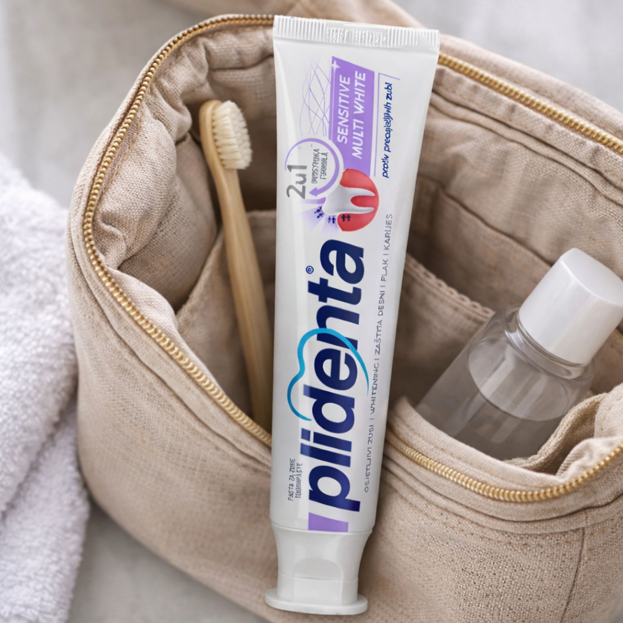 PLIDENTA Sensitive Multi White Zahnpasta für empfindliche Zähne