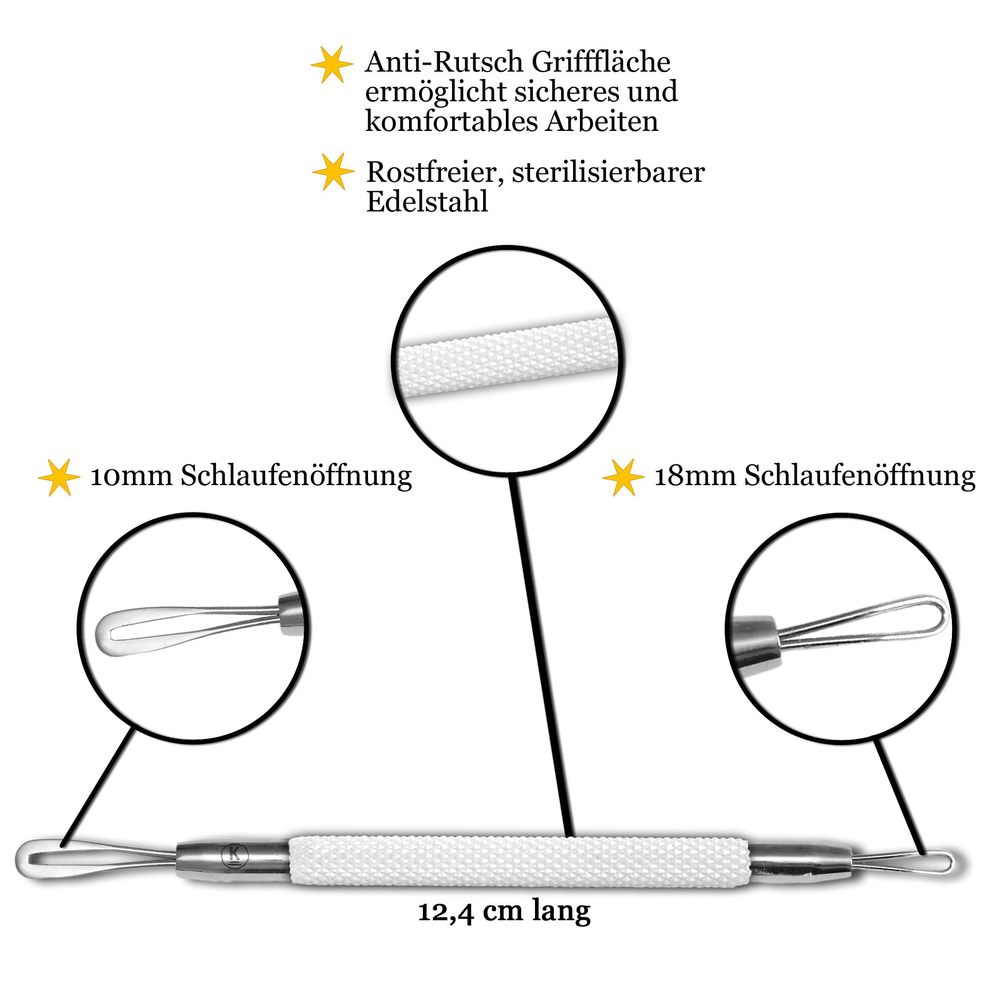 K-Pro Anti Mitesserentferner Komedonenquetscher