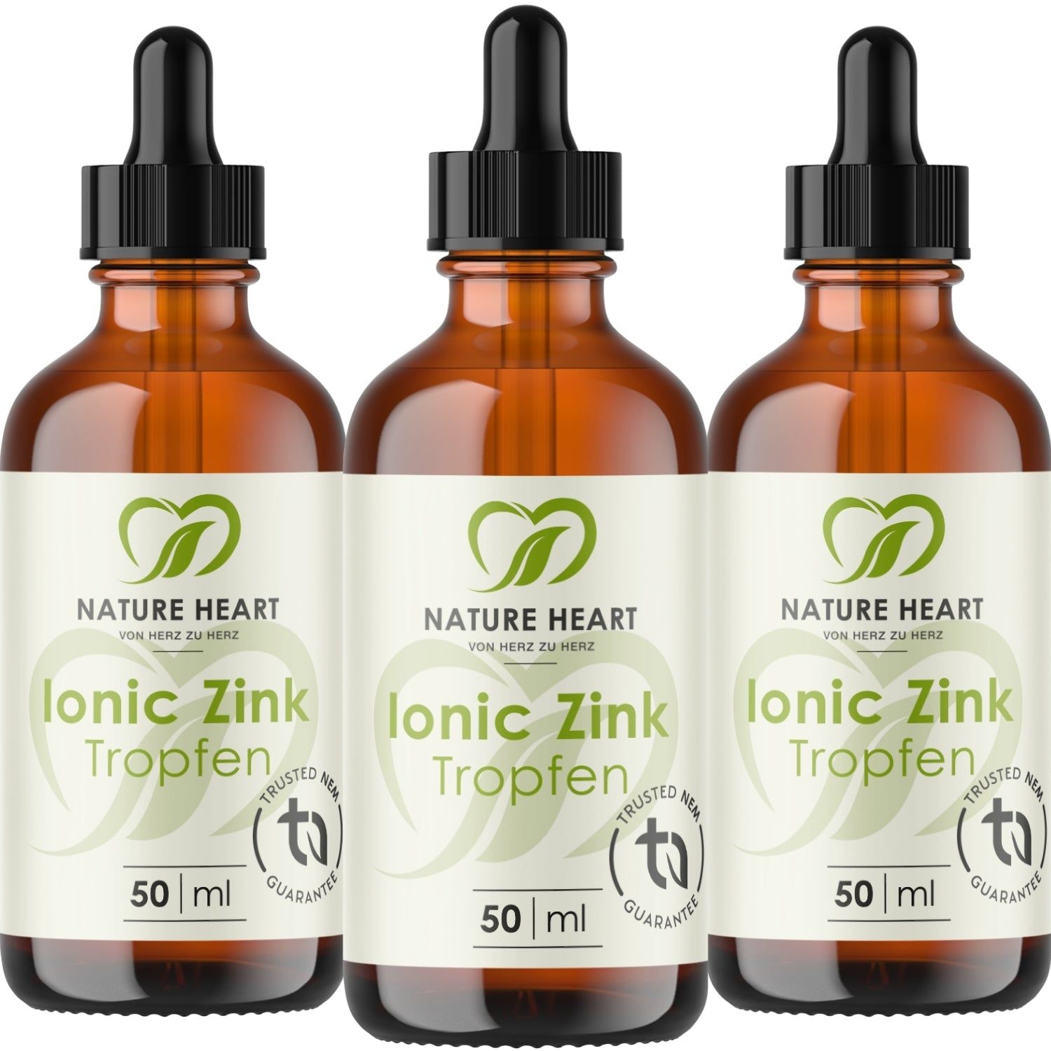 Nature Heart Ionic Zink Tropfen 3x50 ml