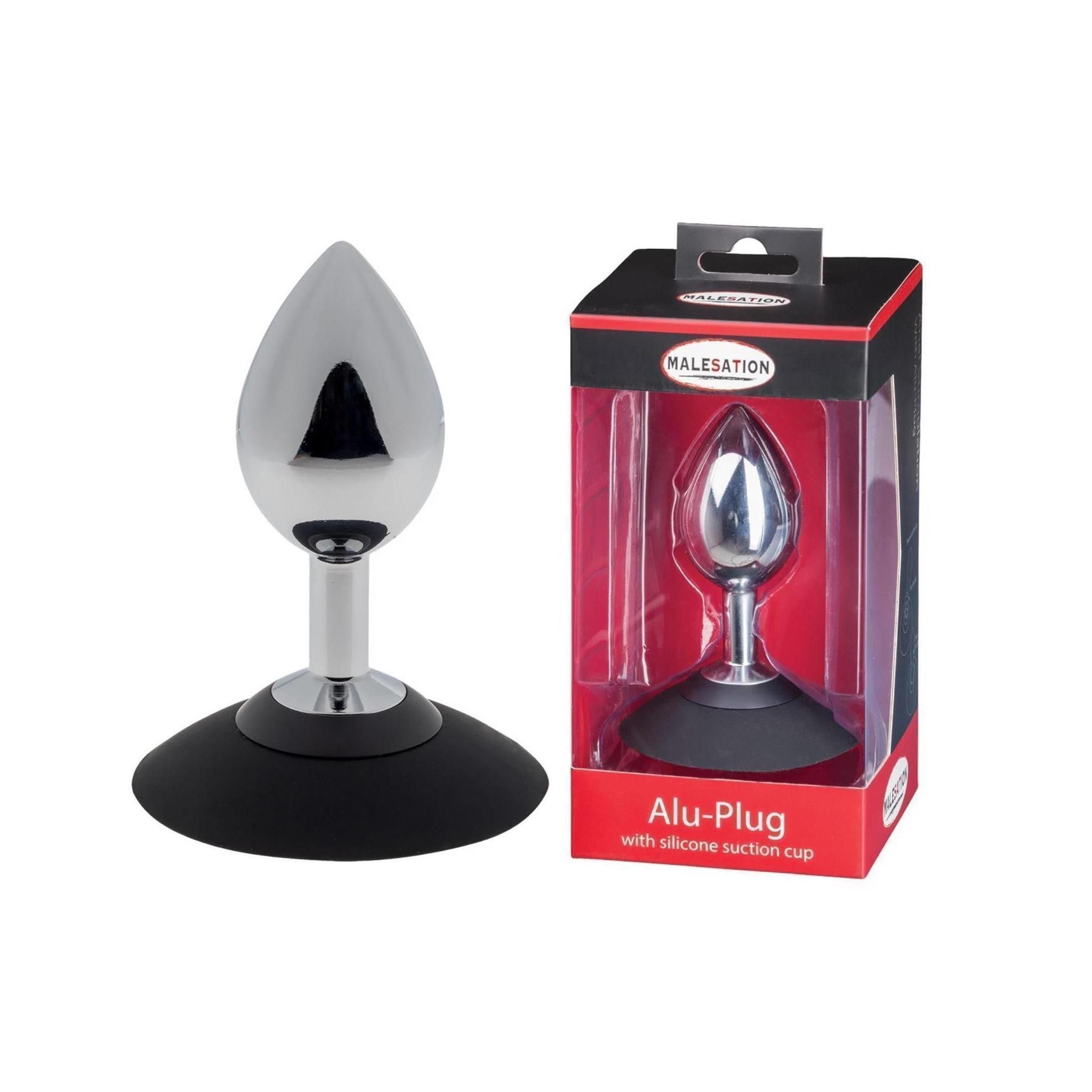 MALESATION Alu - Plug mit Saugfus