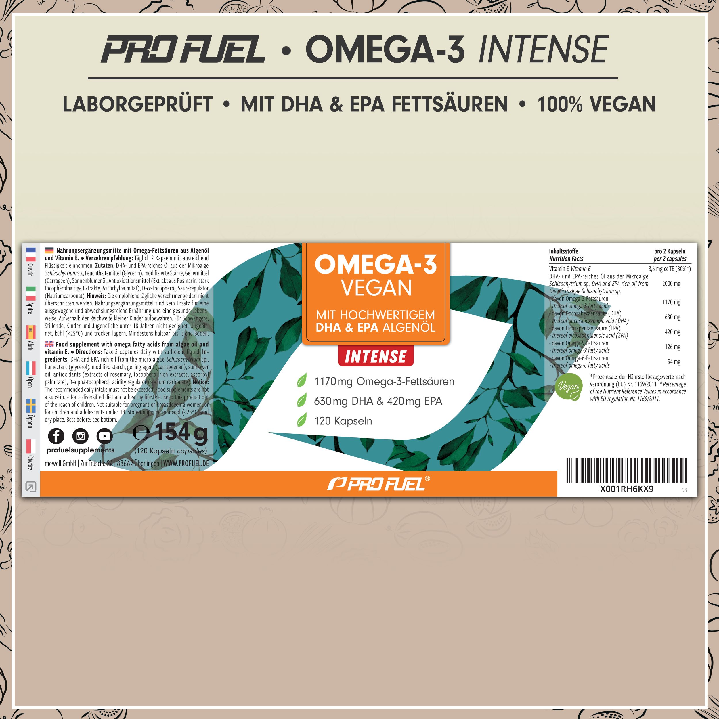 ProFuel - Omega-3 Vegan FORTE