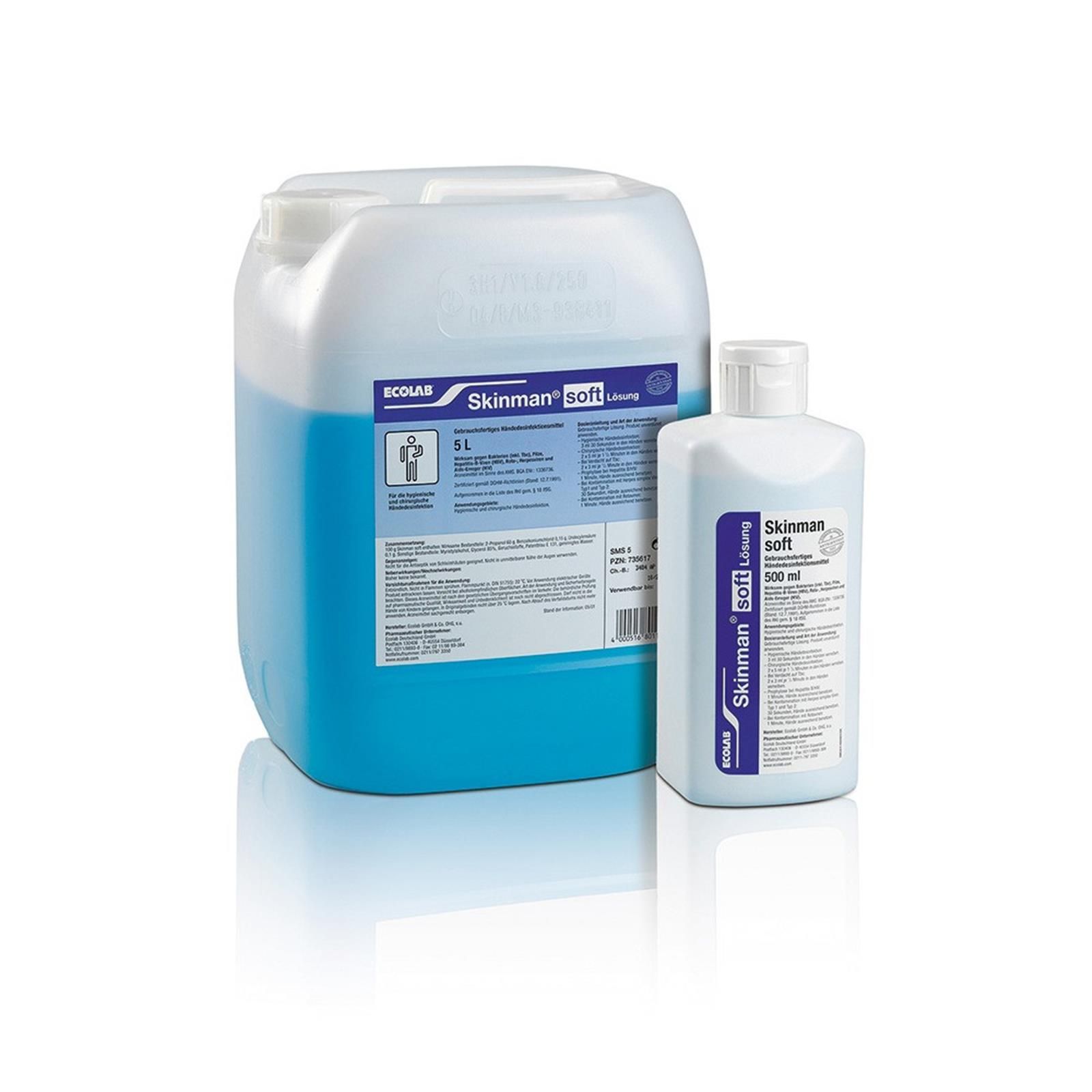 ECOLAB Skinman® soft Händedesinfektion 500 ml Euroflasche