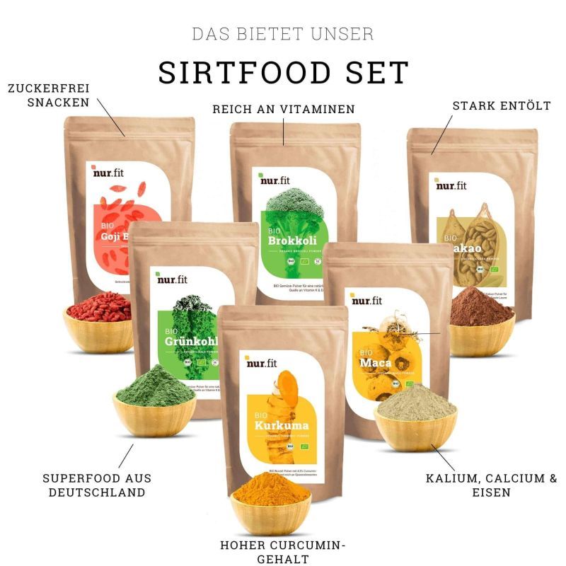 nur.fit BIO Sirt-Food Set