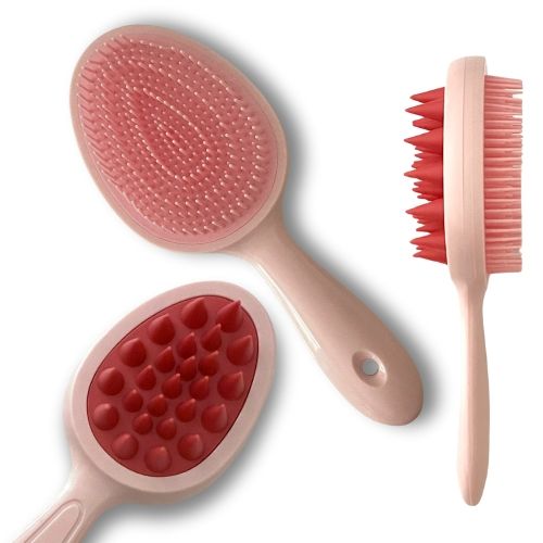 Afroricci 2 in 1 Tangle Massager kids - colore rosa