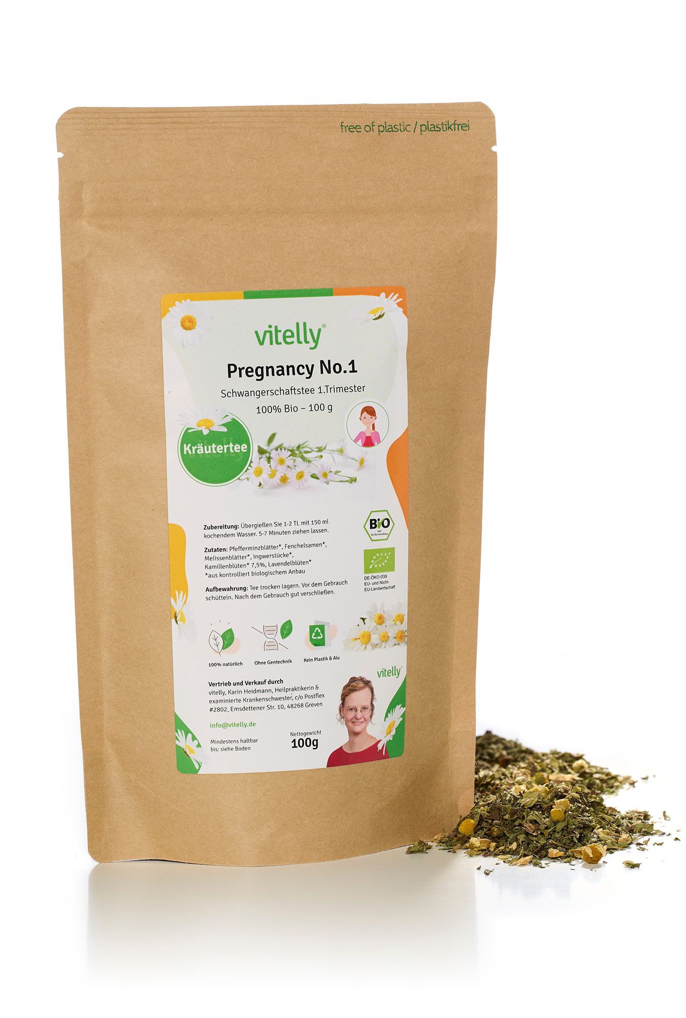 vitelly Bio Schwangerschafts Tee Set