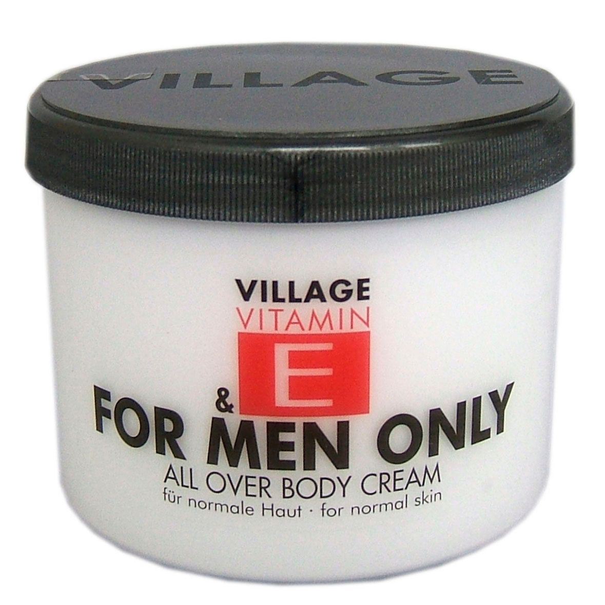 Village Cosmetics Bodycream Vitamin E for men Körpercreme Körperpflege f. Männer 1 St