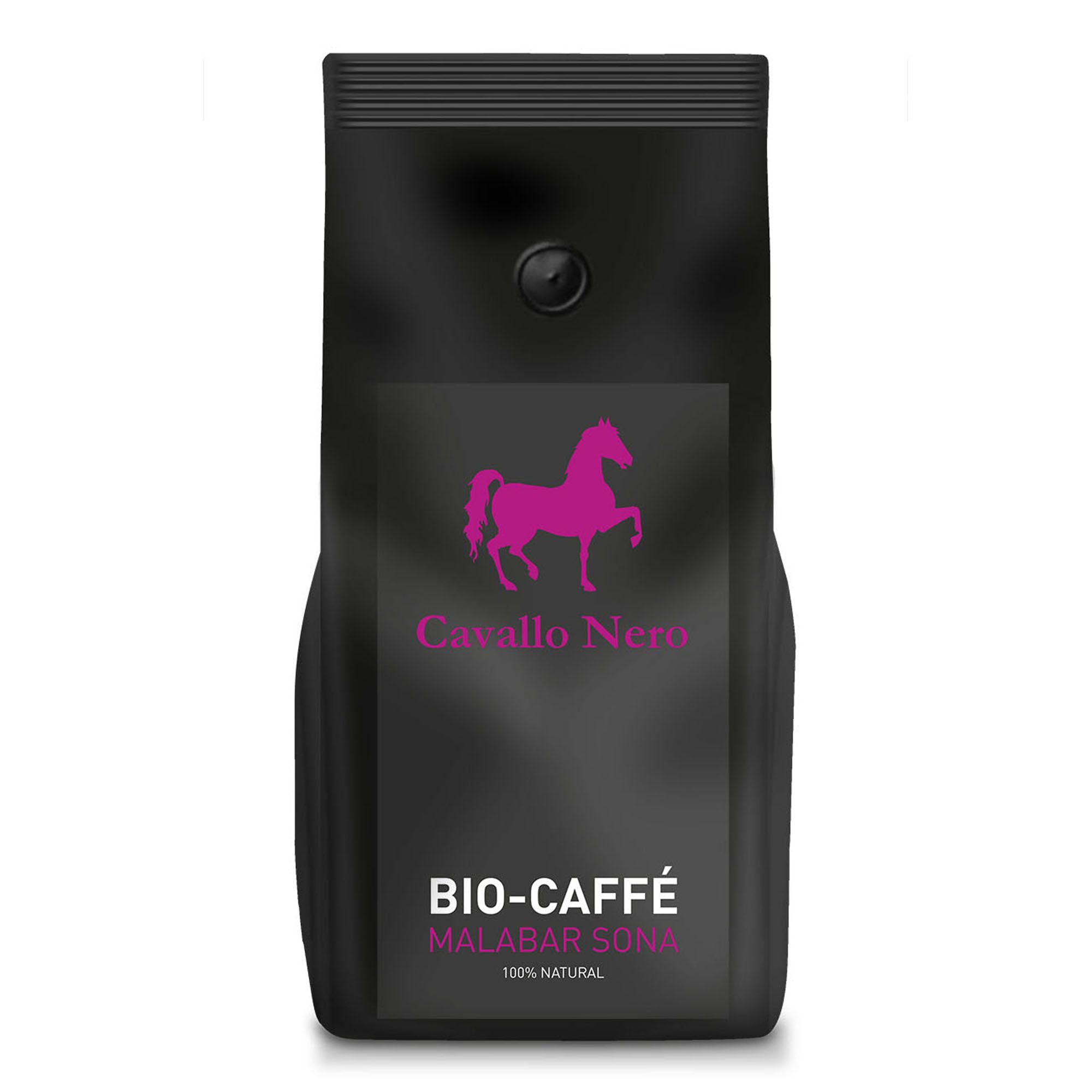 Biotiva Cavallo Nero Kaffee Malabar Sona Bohne Bio