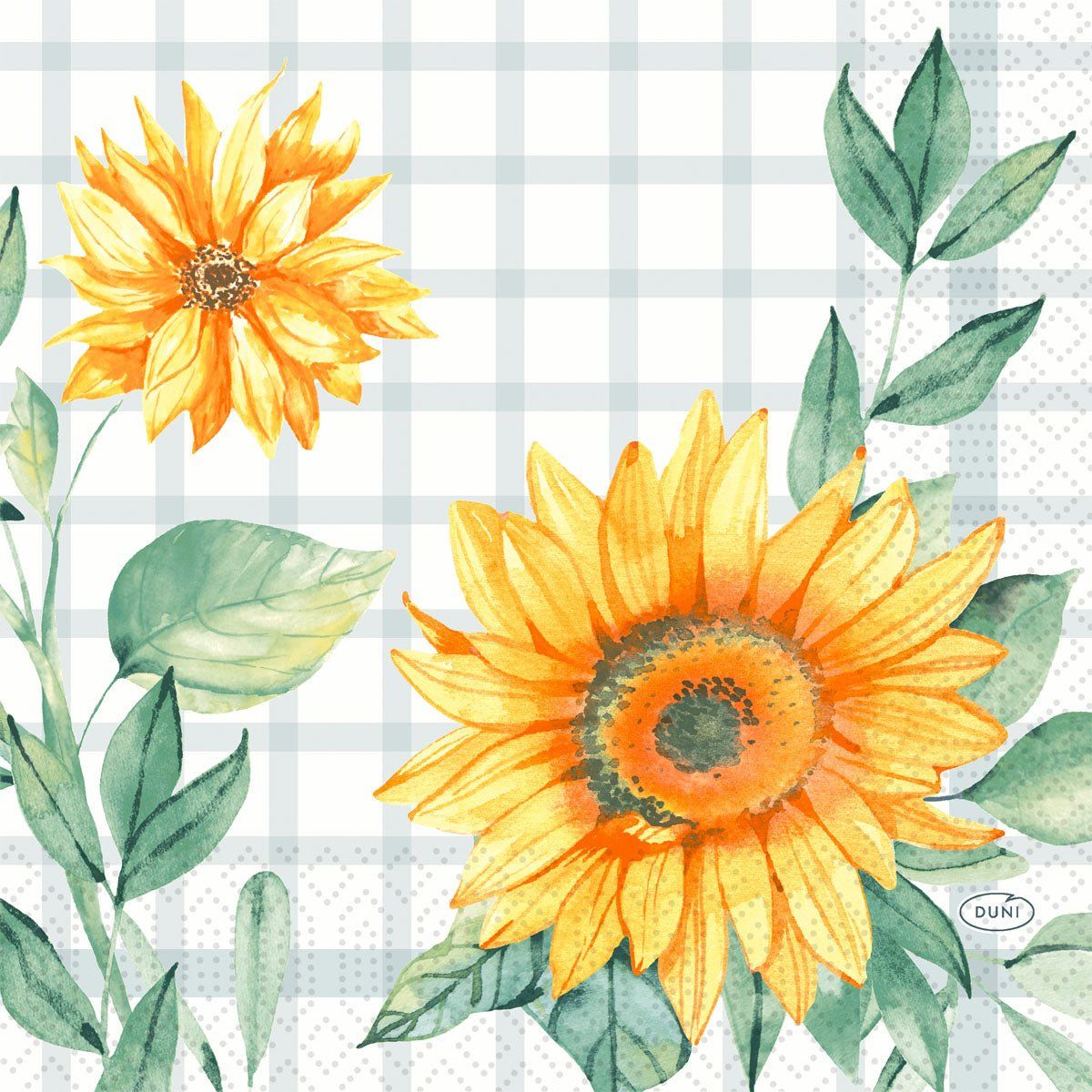 Serv.33x33 3lg 1/4 Sonnenblume 50 St Tücher