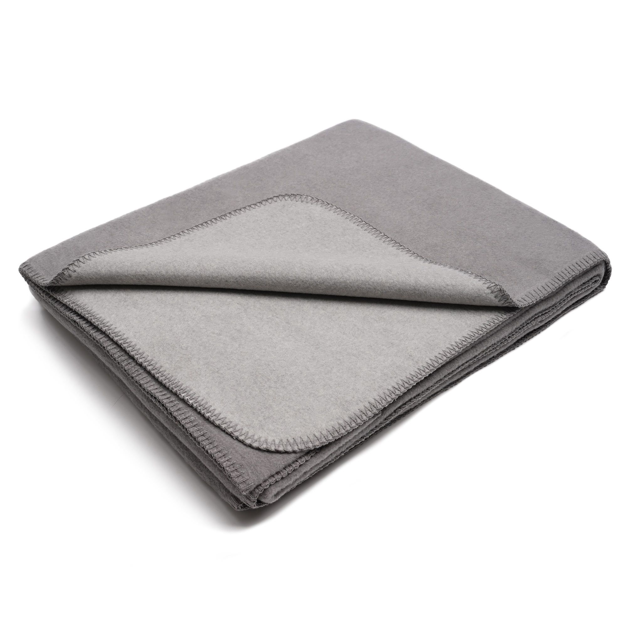 yogabox Yogadecke / Meditationsdecke zweifarbig - 200 x 150 x 1,0 cm - brina / graumelange