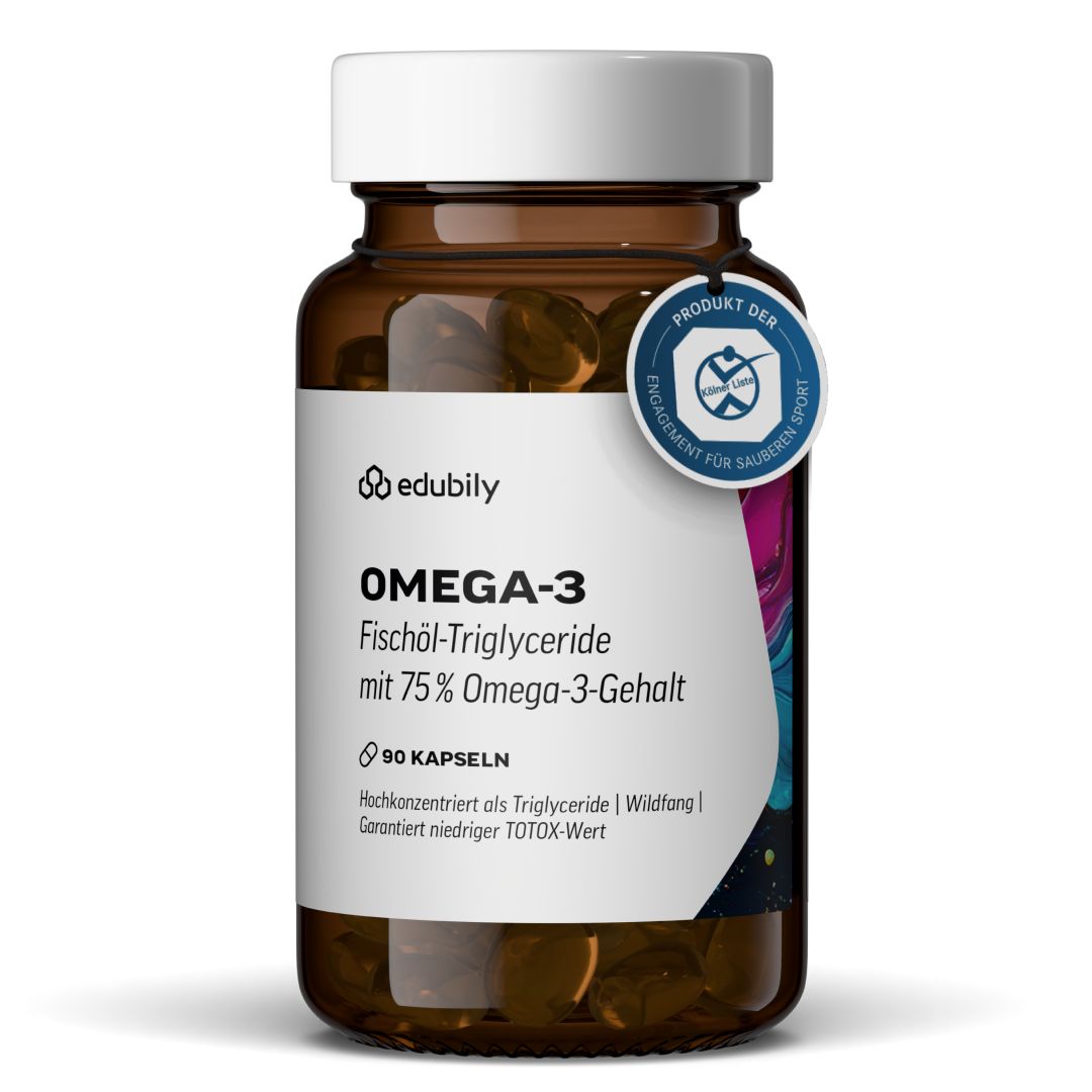edubily® Omega-3 Fischölkapseln 90 St Kapseln