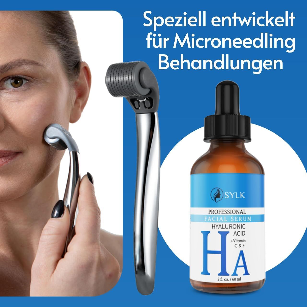 Sylk Hyaluron Serum Hochdosiert mit Vitamin C