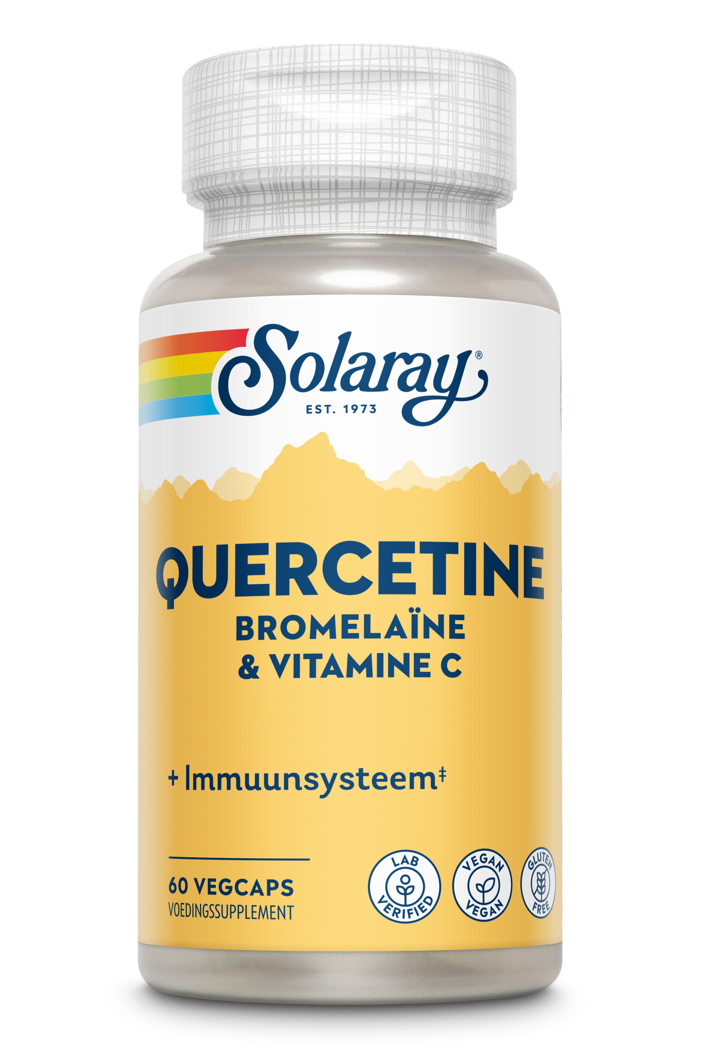 Solaray Quercetine, Bromelaïne & Vit C 60 St Kapseln